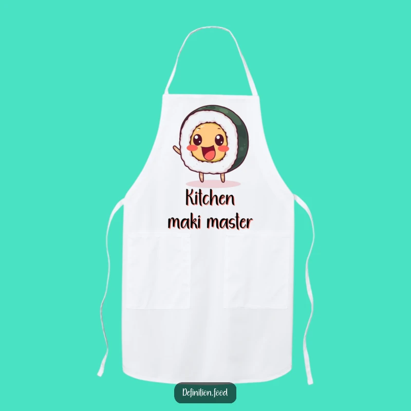 Funny Sushi Roll Apron: Cook with Joy and Laughter