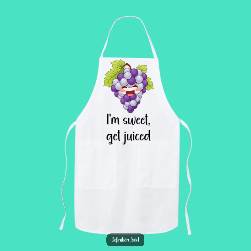 Funny Grapes Apron: Cook With Giggles In This Joyful Kitchen Gear