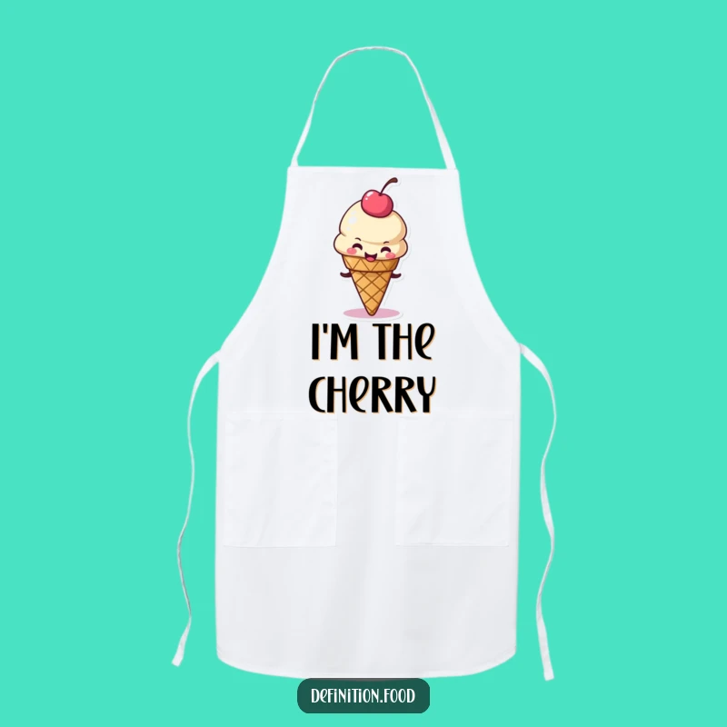 Funny Ice Cream Cone Apron: Serve Up Fun in the Kitchen Gift