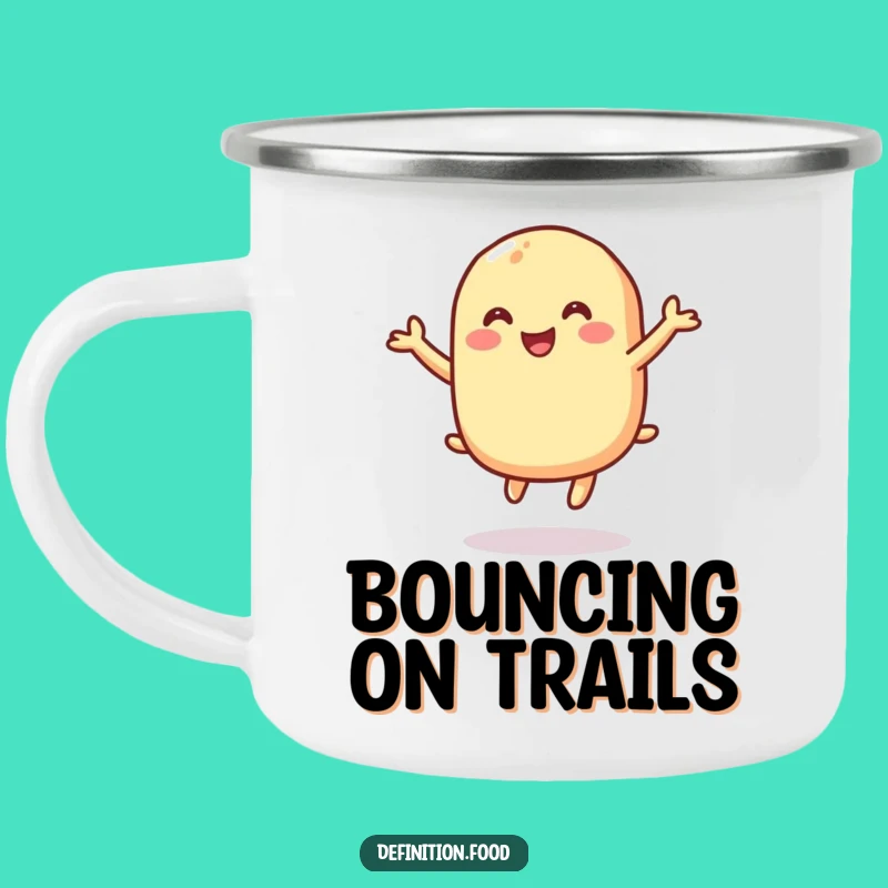 Funny Macaroni Bounce Camping Mug, Adventure Fuel, The Perfect Humorous Gift