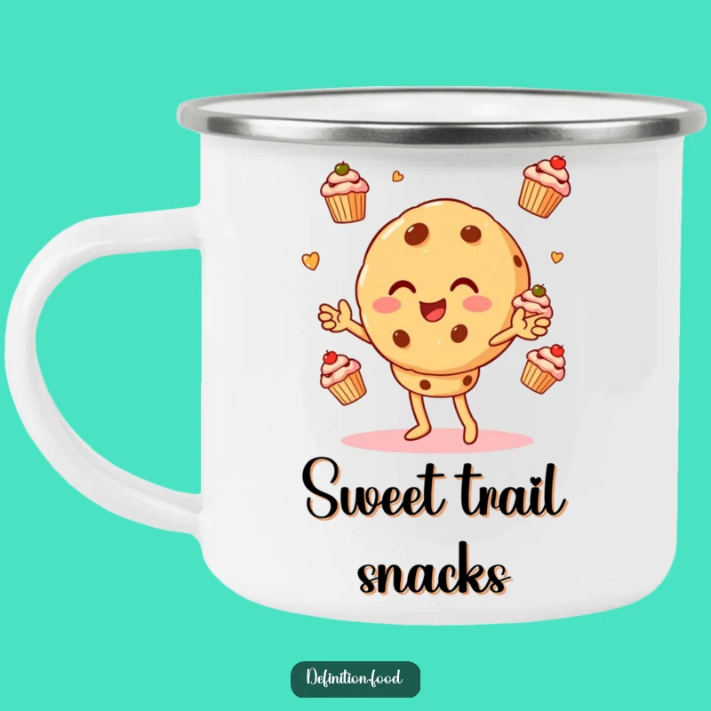 Funny Cookie Juggling Cupcakes Camping Mug: Your Hilarious Companion for Outdoor Adventures