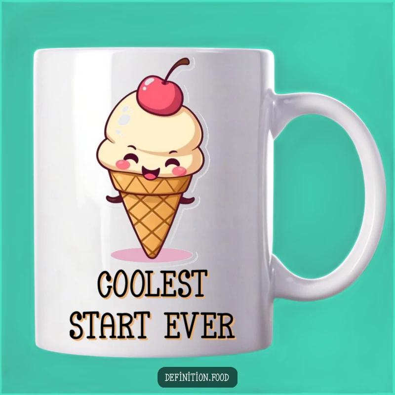 Funny Ice Cream Cone Mug: Wiggle Your Way to Happiness Gift