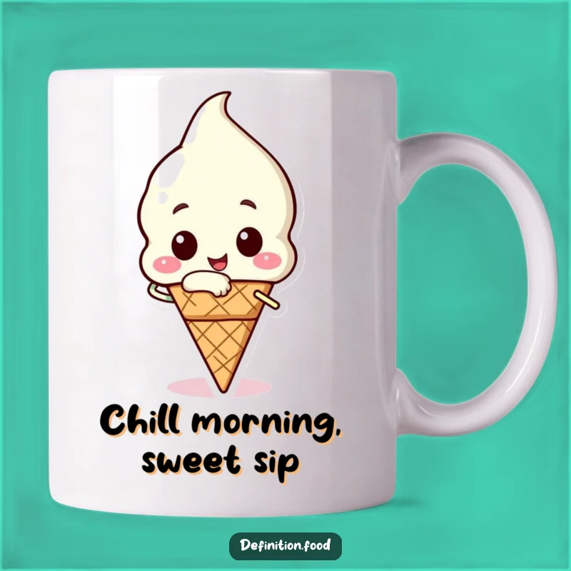 Funny Ice Cream Bite Mug - Sweet Victory for Dessert Lovers!