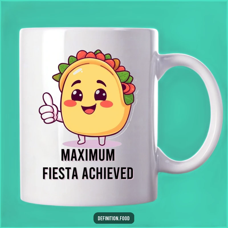 Funny Taco Thumbs Up Mug - Hilarious Foodie Gift for Taco Lovers!