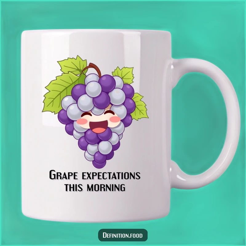 Funny Grapes Mug: Giggling Bunch, Bursting With Joy, Perfect Gift