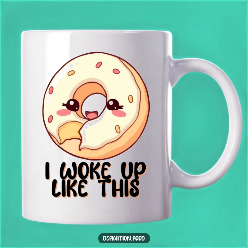 Funny Donut Wink Mug: Sweet Temptation, Perfect Gift!