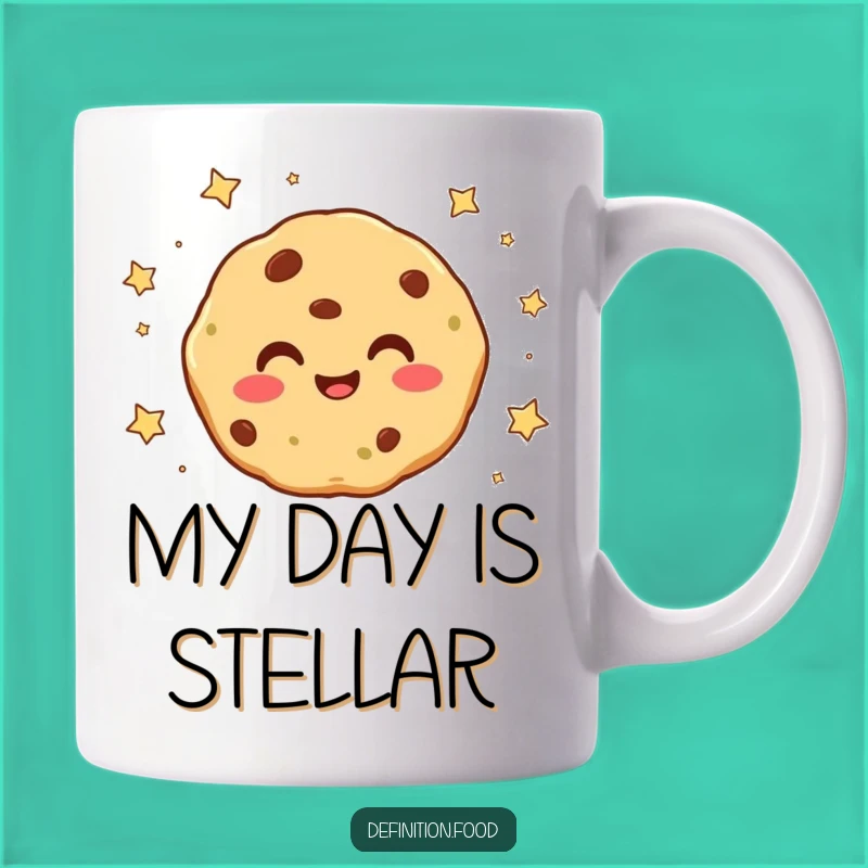 Funny Smiling Cookie Star Mug - Magical Treat Character Gift