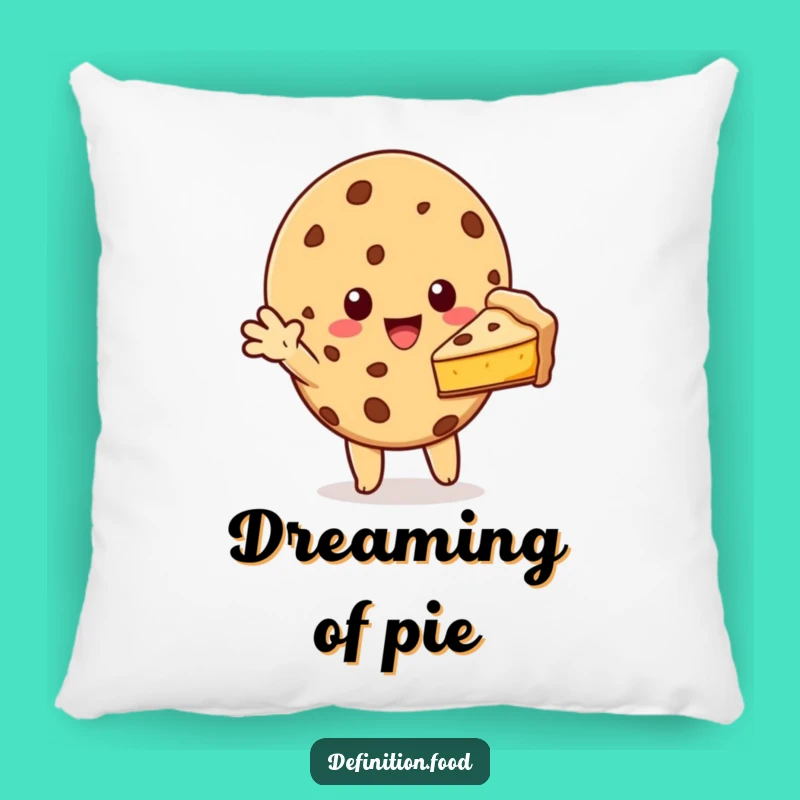 Funny Cookie Pie Pillow - Sharing Comfort Gift