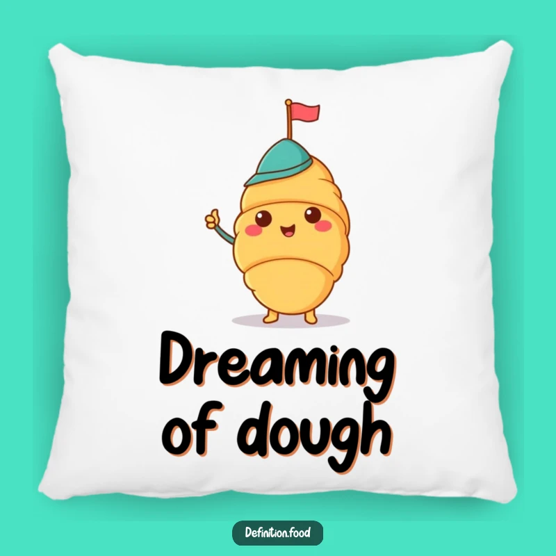 Funny Croissant Hat Pillow: Cuddle Up with Parisian Chic