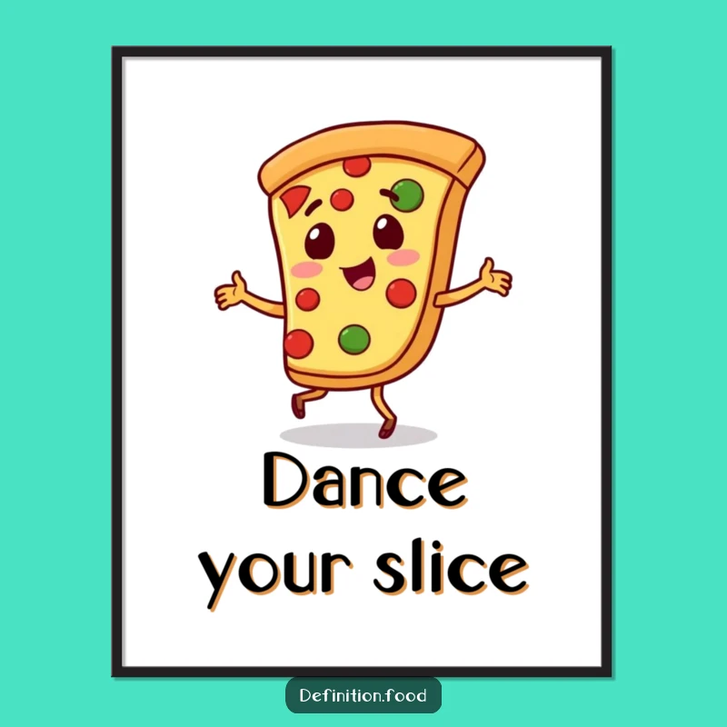 Funny Pizza Jig Digital Art - Instant Fun for Your Walls!