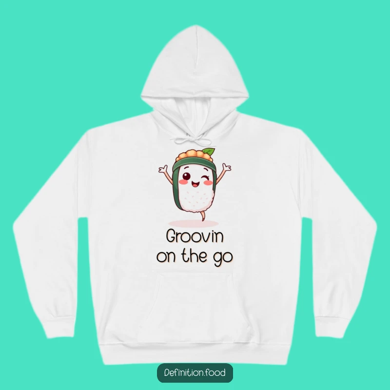 Cozy Funny Sushi Dancer Hoodie: Wrap Yourself in Warmth and Hilarious Foodie Vibes