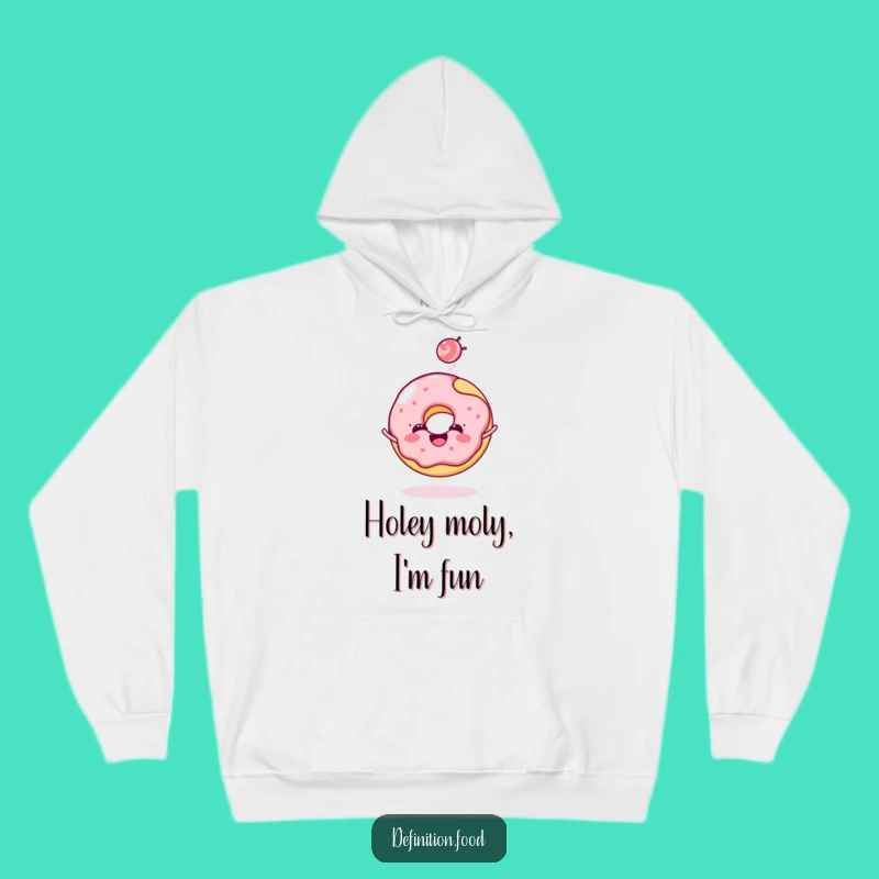 Funny Donut Candy Toss Hoodie - Cozy Up with Sweet Style!
