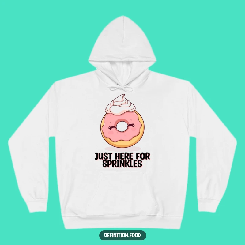 Cozy Funny Winking Donut Hoodie: Stay Warm and Giggle-Worthy All Day Long