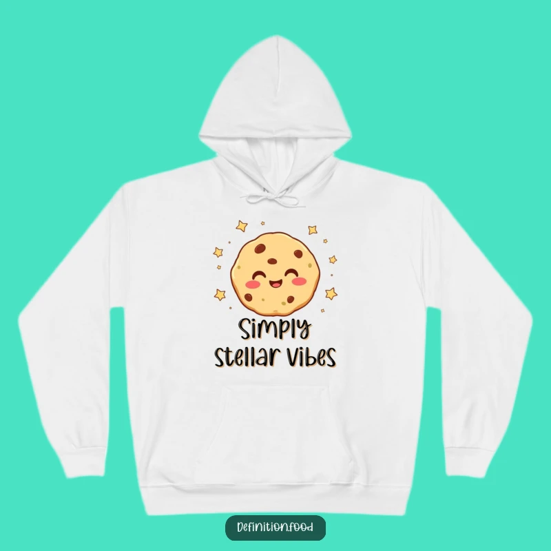 Funny Smiling Cookie Star Hoodie - Cozy Magical Treat Gift