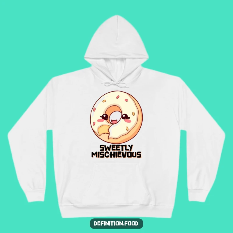 Funny Donut Wink Hoodie: Cozy Up with Sweet Charm