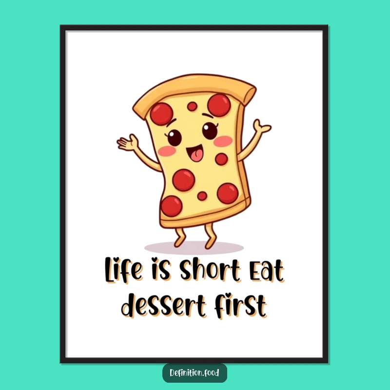 Free Printable Pizza Tango Wall Art - Funny Downloadable Decor for Your Home