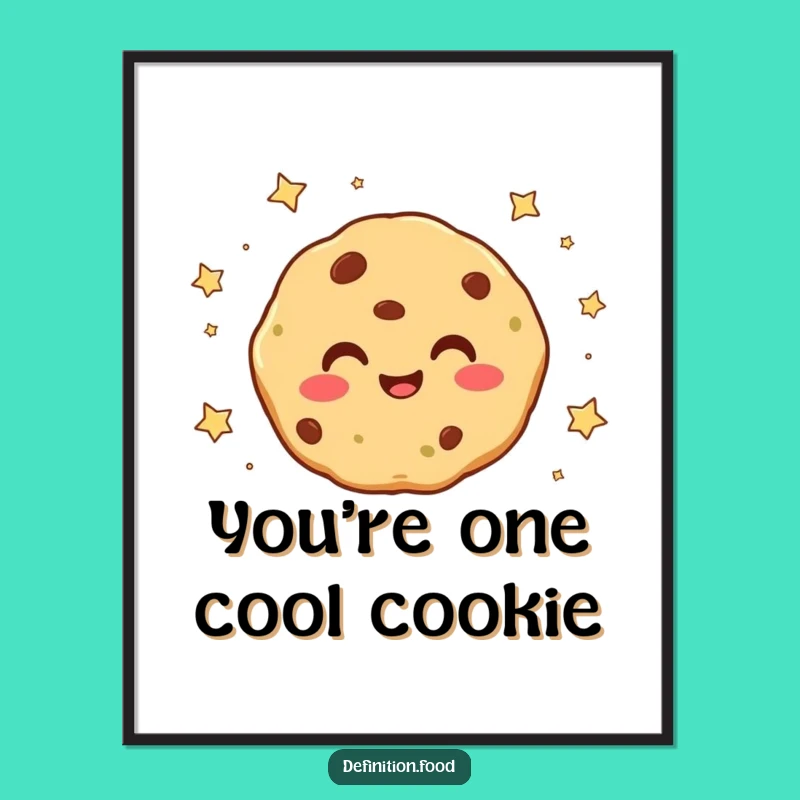 Cookie Star Magic Free Printable Wall Art - Whimsical Downloadable Decor