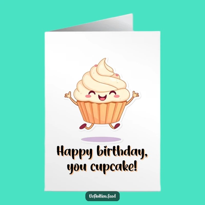 Free Printable Cupcake Birthday Card: Joyful Downloadable Gift for a Hoppy Celebration