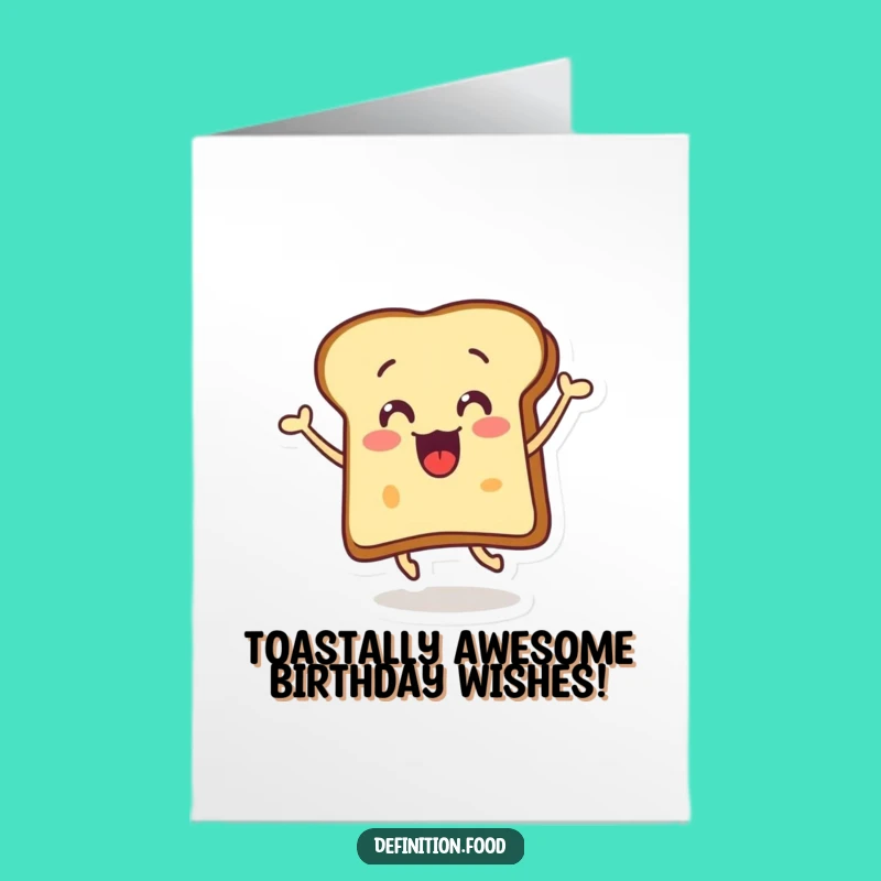 Free Printable Toast Birthday Card - Funny Surprise Leap Downloadable Gift