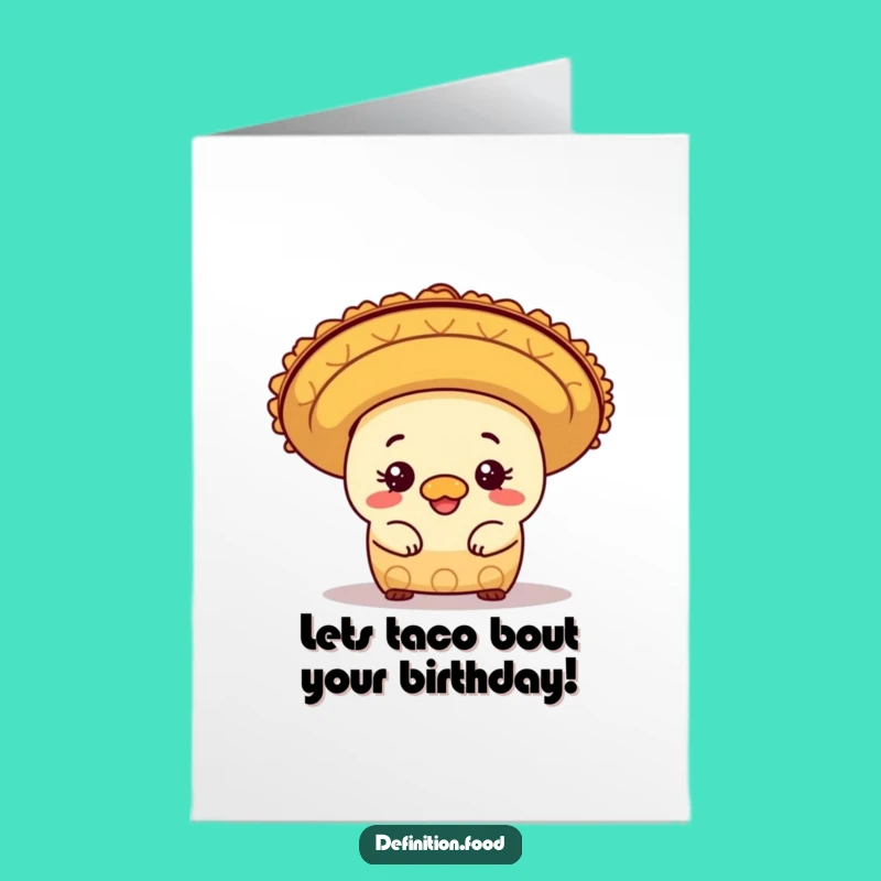 Free Printable Birthday Card: Mischievous Burrito Fiesta - Funny Downloadable Gift