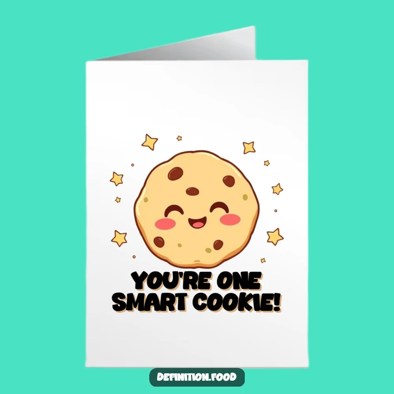 Starry Cookie Birthday Free Printable Card - Magical Downloadable Gift