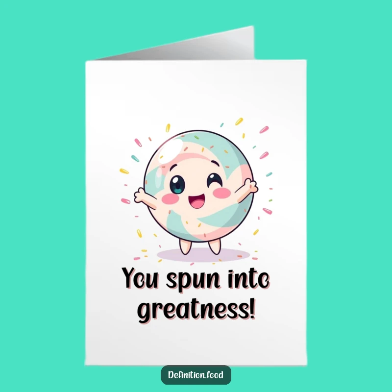 Candy Congrats Card Free Printable - Spinning Success Downloadable