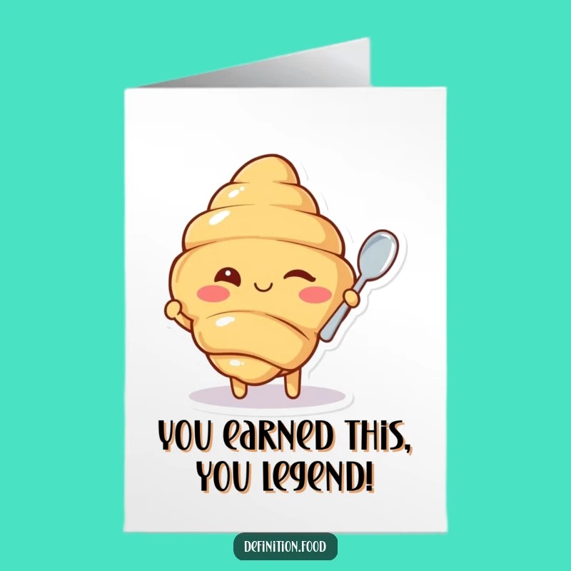 Free Printable Croissant Congrats Card - Hilarious Downloadable Gift for Any Occasion