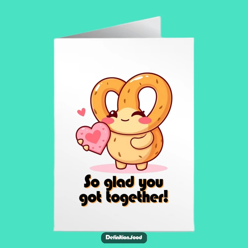 Winking Pretzel Congrats Free Printable Card - Unique Downloadable Gift