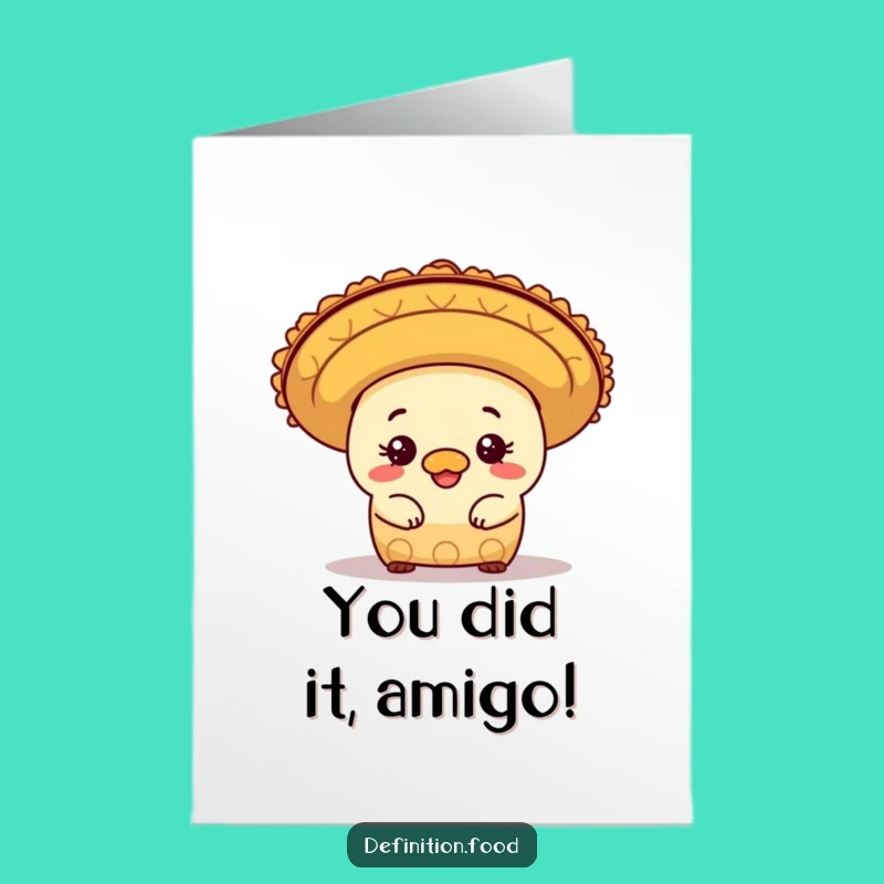 Free Printable Congrats Card: Burrito Fiesta Win - Funny Downloadable Gift