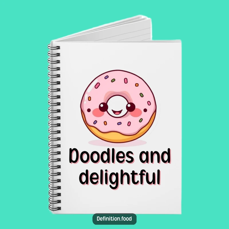 Funny Donut Diagram Notebook: Recipe Notes, Humorous Journaling Gift