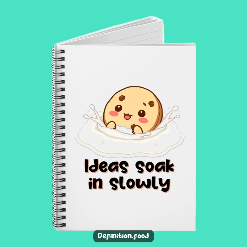 Funny Cookie Swim Notebook - Milk Journal for Silly Notes