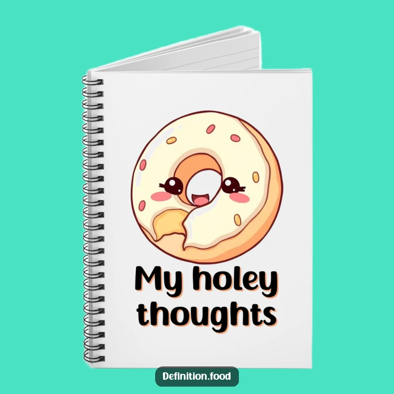 Funny Donut Wink Notebook: Jot Down Sweet Thoughts