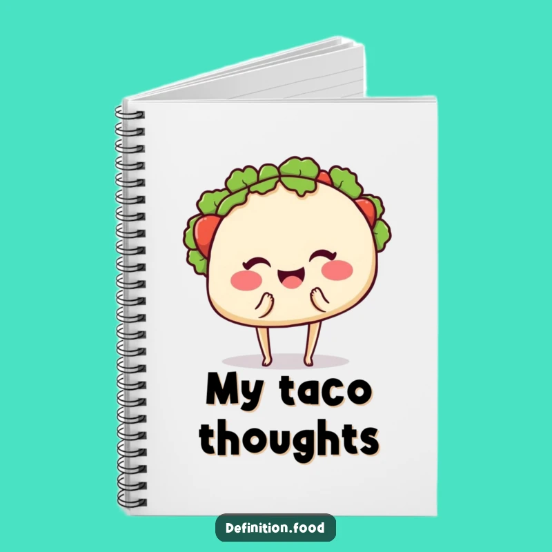 Funny Taco Hug Notebook - Jot Down Ideas with Zesty Humor