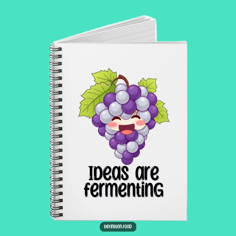 Funny Grapes Notebook: Jot Down Ideas With This Joyful, Giggling Bunch