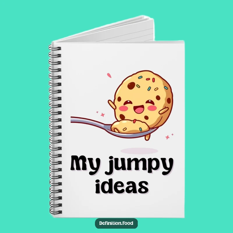 Funny Cookie Jump Notebook: Jot Down Sweet Ideas