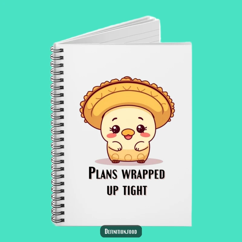 Funny Burrito Sombrero Notebook - Mexican Journal for Mischievous Notes