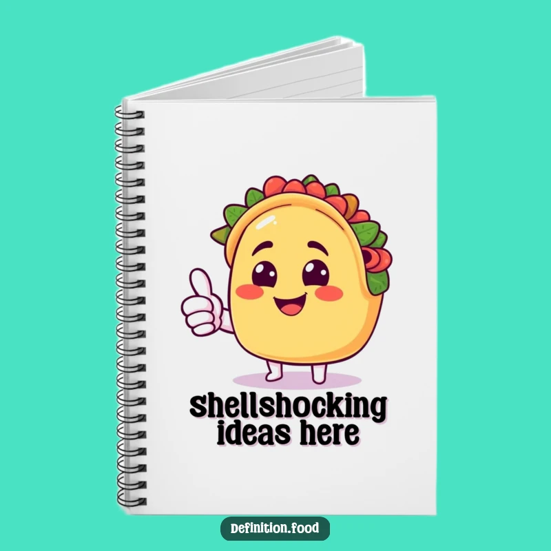 Funny Taco Thumbs Up Notebook - Jot Down Ideas with Flair!