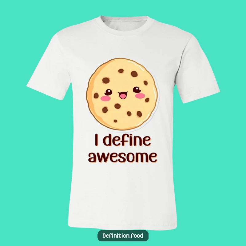 Funny Cookie Definition T-Shirt - Playful Character Tee for Humor Lovers