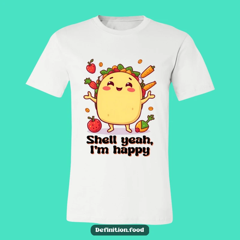 Funny Juggling Taco T-Shirt: Wear Your Love for Flavor and Humor