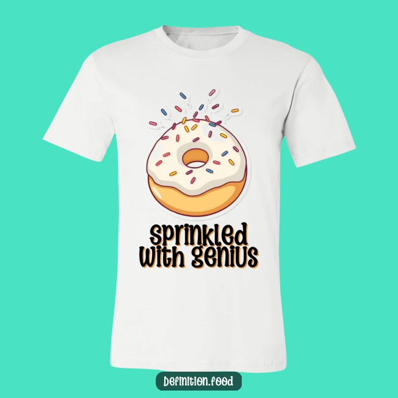 Funny Sprinkle Doughnut Head T-Shirt: Wearable Humor for Glazy Good Times