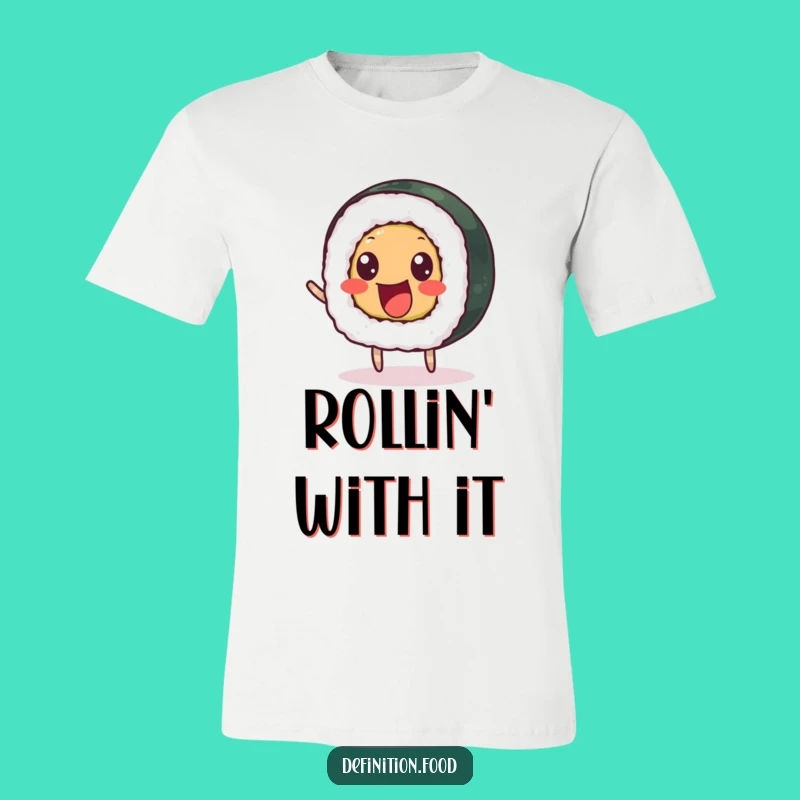 Funny Sushi Bounce T-Shirt: Wear Your Happiness Proudly
