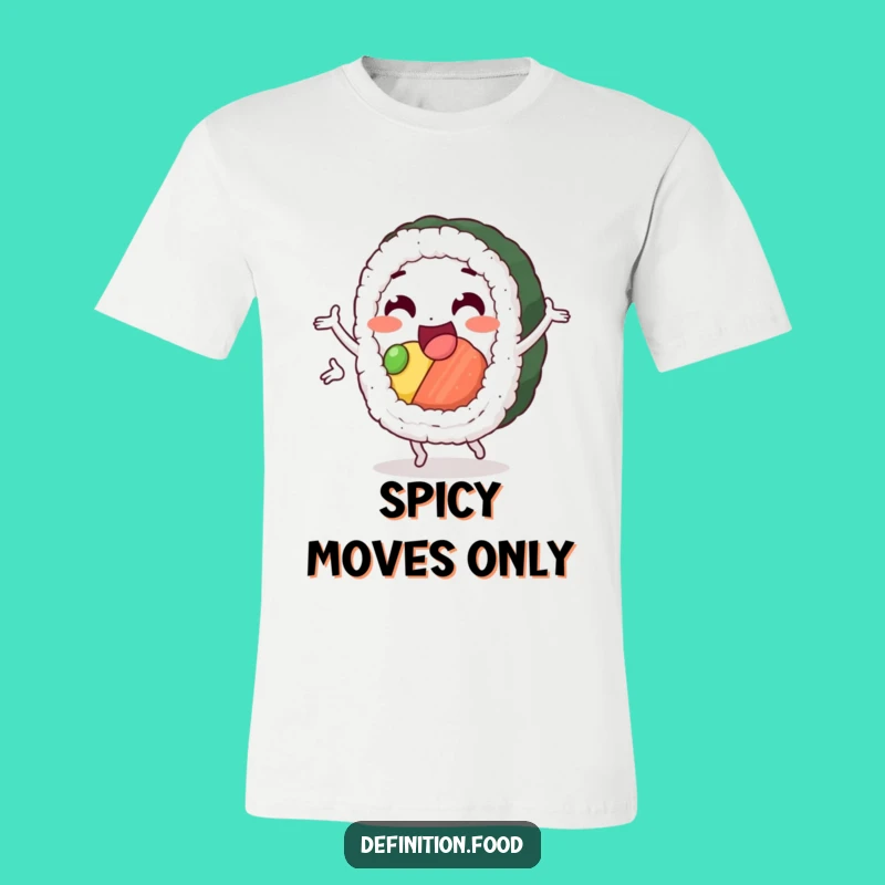 Funny Sushi Pirouette T-Shirt - Dance into Deliciousness!