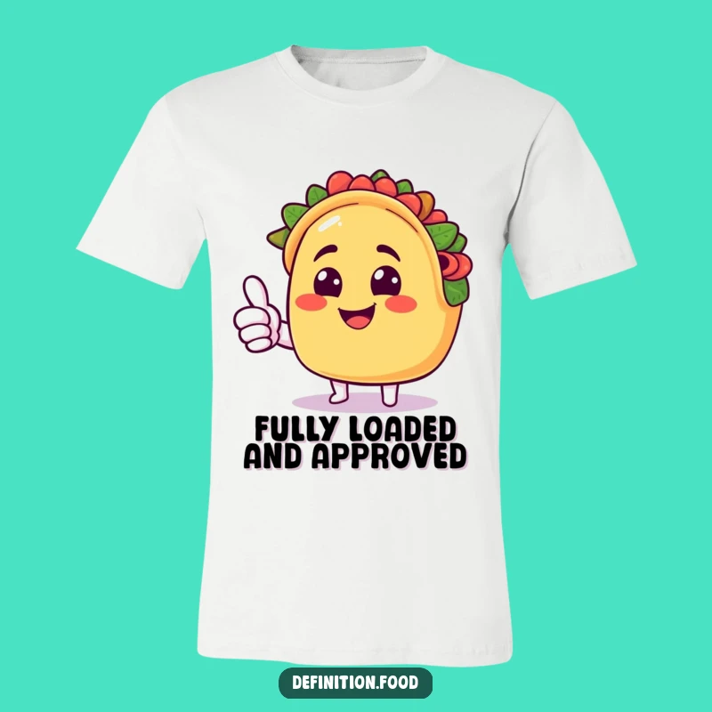 Funny Taco Thumbs Up T-Shirt - Wearable Humor for Foodies!