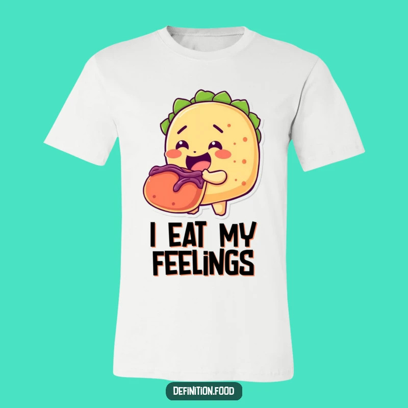 Funny Taco Bite T-Shirt: Wear Your Hilarious Love for Tacos Loud and Proud