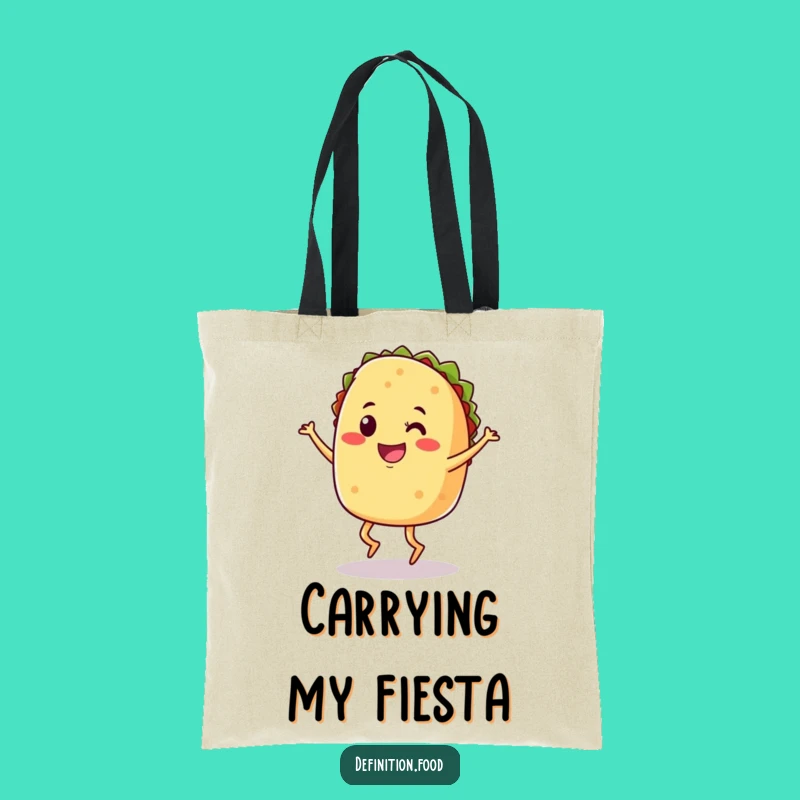Funny Taco Dance Tote Bag: Carry Your Fun and Groceries!