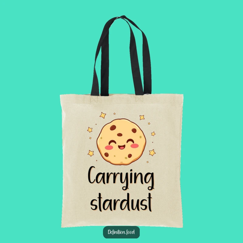 Funny Smiling Cookie Star Tote Bag - Magical Treat Gift
