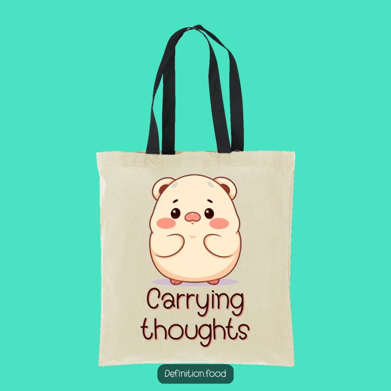 Funny Dumpling Thoughtful Tote Bag - Proud Character Gift for Foodies