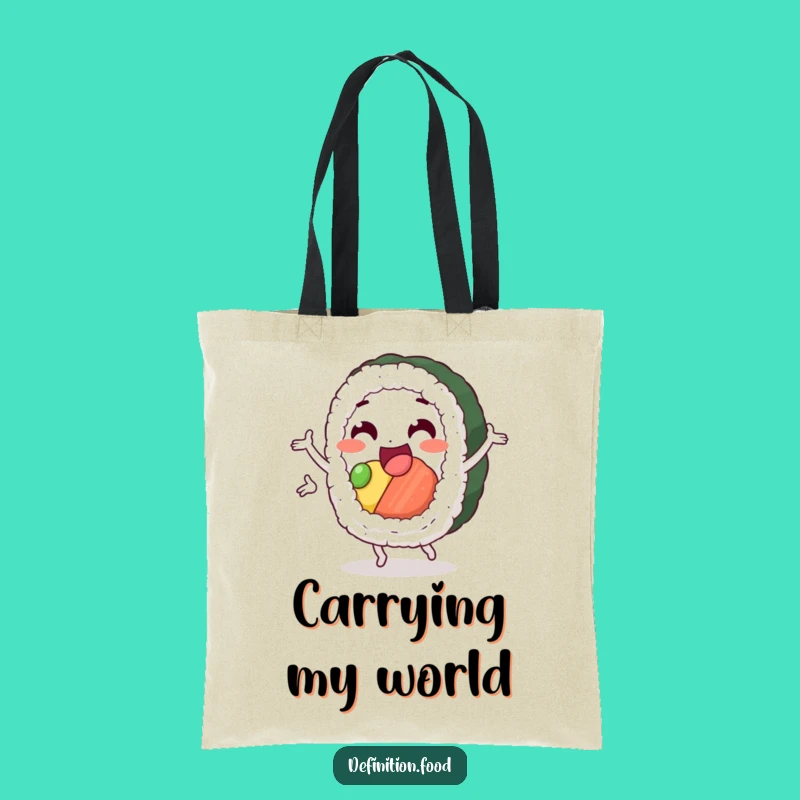 Funny Sushi Pirouette Tote Bag - Carry Your Style & Snacks!