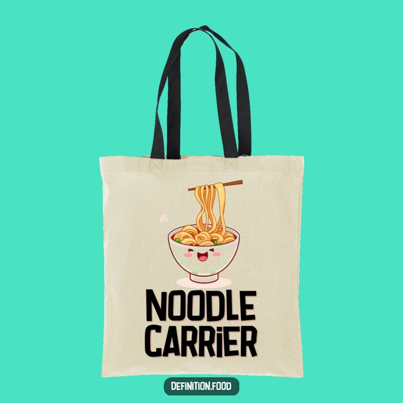 Funny Wiggling Ramen Tote Bag - Carry Your Noodles with Playful Style