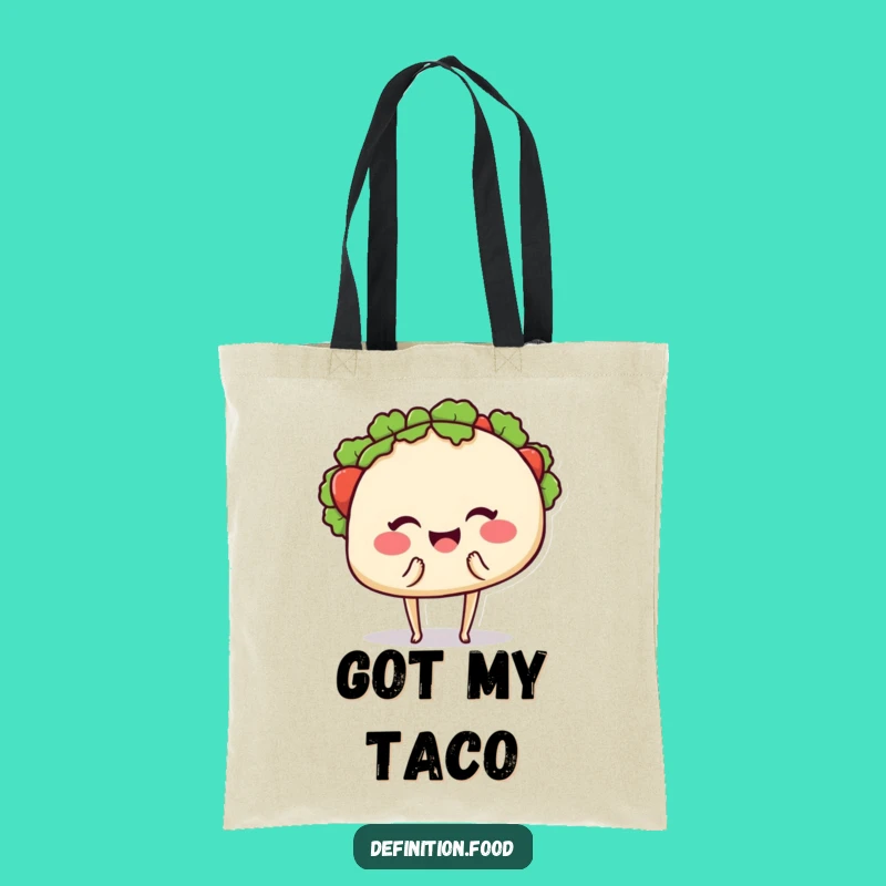 Funny Taco Hug Tote Bag - Carry Your Snacks & Smiles